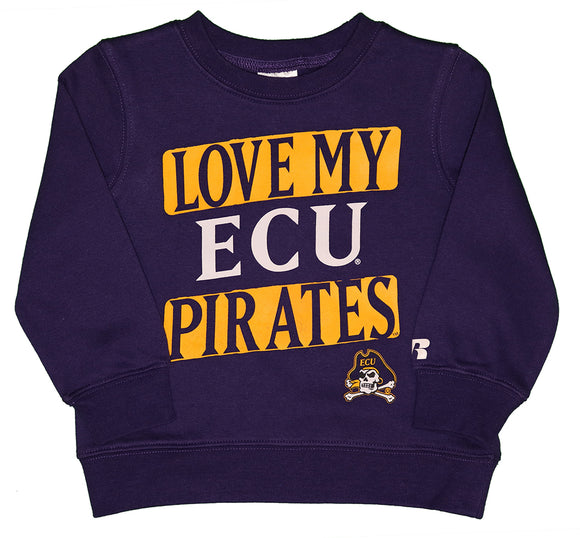 NCAA Love My Team Toddlers' Crew Neck Fleece