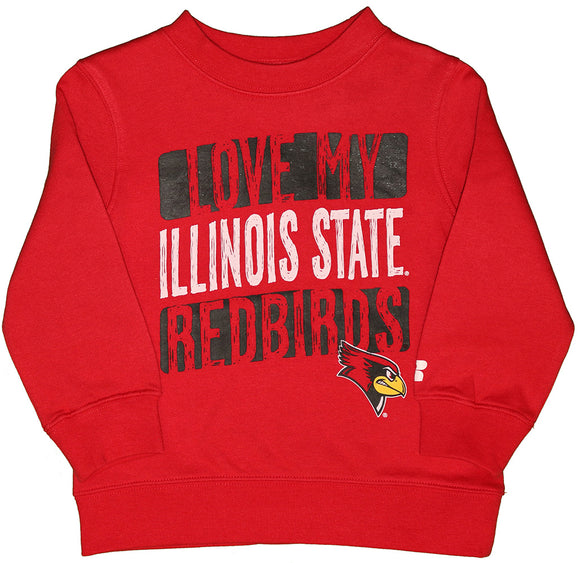 NCAA ISU Illinois State University Toddlers' Crew Neck Fleece