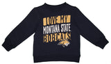 NCAA MSU Montana State University Love My Bobcats Toddlers' Crew Neck Fleece