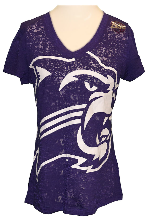 NCAA WCU Western Carolina University Catamounts Women's Scoop Neck Tee