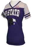 NCAA KSU Kansas State University Wildcats Women's Scoop Neck Tee