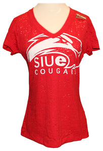 NCAA SIUe Southern Illinois University Edwardsville Cougars Women's Scoop Neck Tee